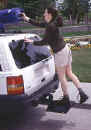 Loading top of SUV with TWISTEP